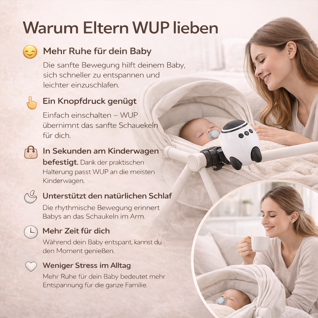 WUP - die Einschlafhilfe für dein Baby